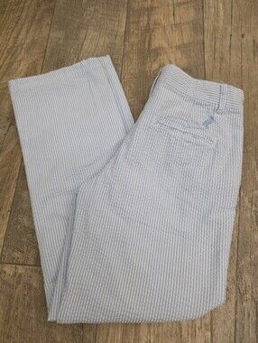 Boys Kids The Beaufort Bonnet Company Sz 8 Boys Blue And White Pants